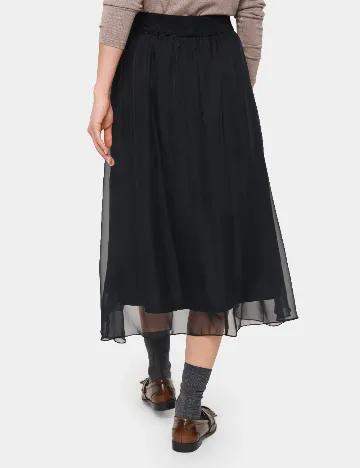 Fusta Saint Tropez, negru Negru