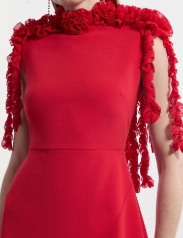 Rochie scurta Karen Millen, rosu