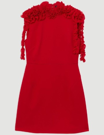 Rochie scurta Karen Millen, rosu