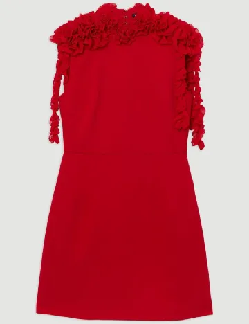 Rochie scurta Karen Millen, rosu Rosu