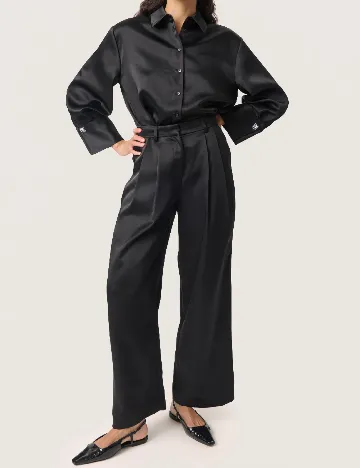 Pantaloni Soaked In Luxury, negru Negru