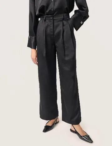Pantaloni Soaked In Luxury, negru Negru