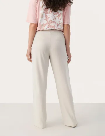 Pantaloni Part Two, bej Crem