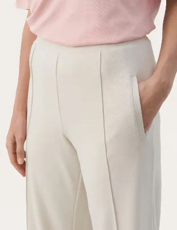 Pantaloni Part Two, bej Crem