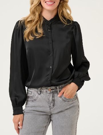Camasa Cream, negru