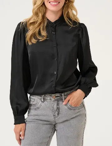 Camasa Cream, negru Negru
