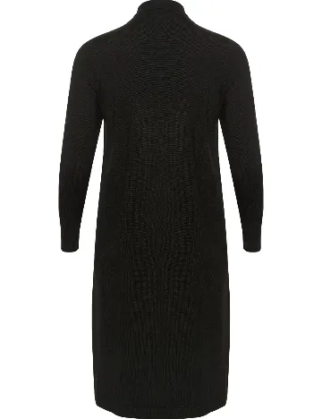 Rochie medie Kaffe Curve, negru Negru
