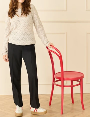 Pantaloni Cream, negru Negru