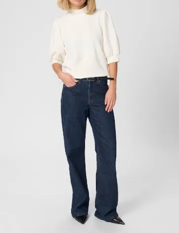 Bluza My Essential Wardrobe, alb Alb