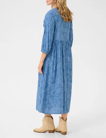 Rochie medie Cream, albastru Albastru