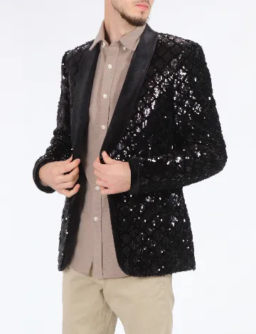 Sacou ASOS, negru Negru