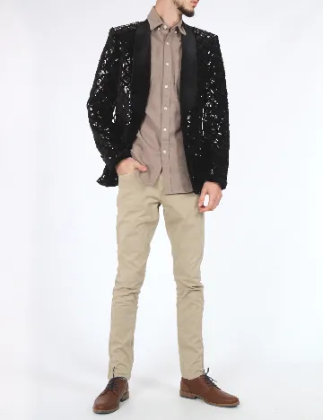 Sacou ASOS, negru Negru