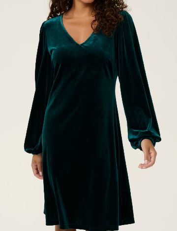 Rochie scurta Cream, verde