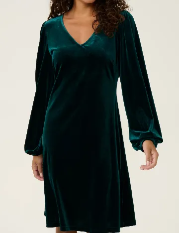Rochie scurta Cream, verde Verde