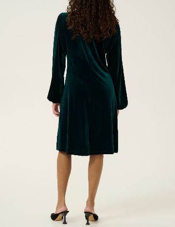 Rochie scurta Cream, verde