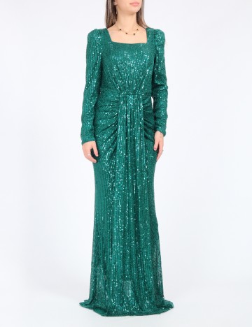 Rochie lunga SHEIN, verde