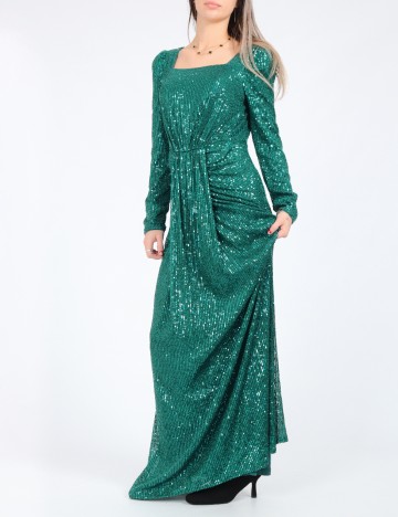 Rochie lunga SHEIN, verde