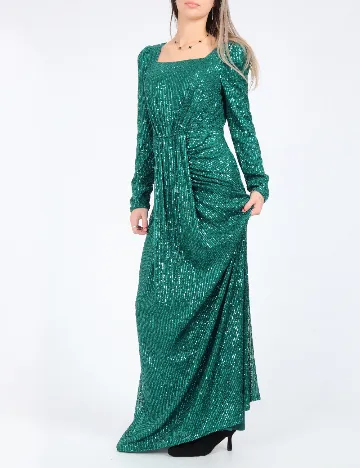 Rochie lunga SHEIN, verde Verde