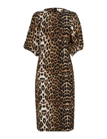 Rochie medie Soaked In Luxury, animal print Animal print