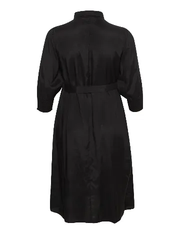Rochie medie Kaffe Curve, negru Negru