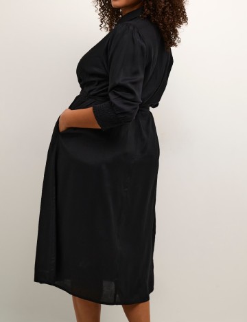 Rochie medie Kaffe Curve, negru