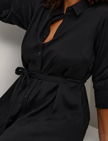 Rochie medie Kaffe Curve, negru Negru