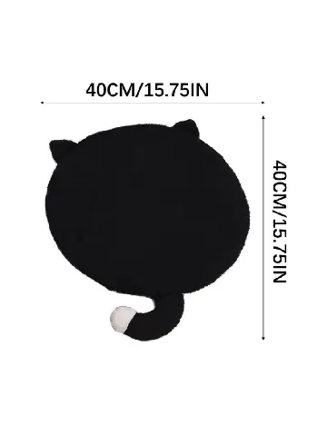 Perna decorativa SHEIN, negru Negru