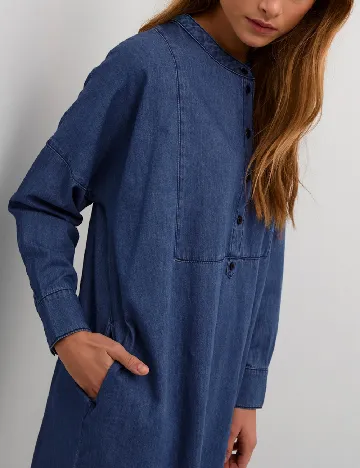 Rochie scurta Culture, albastru Albastru