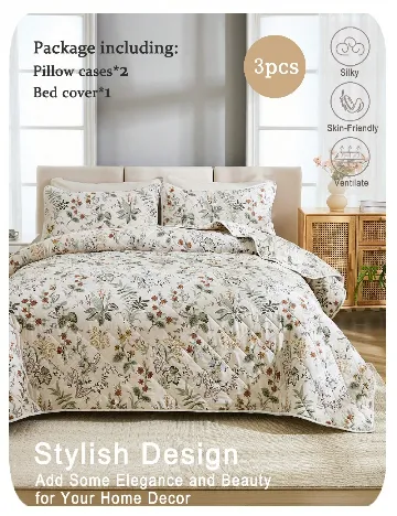 Set cuvertura SHEIN, floral Floral print