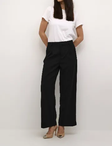 Pantaloni Kaffe, negru Negru
