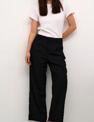 Pantaloni Kaffe, negru Negru