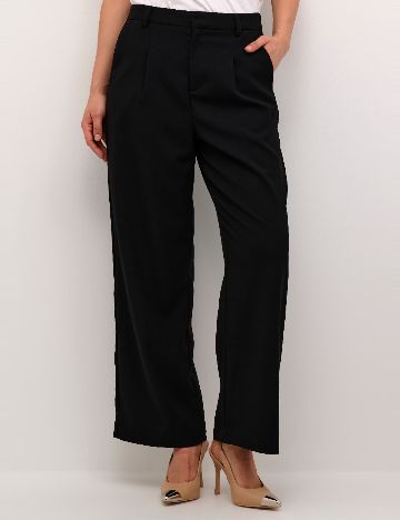 Pantaloni Kaffe, negru
