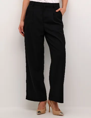 Pantaloni Kaffe, negru Negru