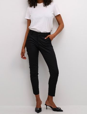 Pantaloni Kaffe, negru