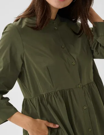 Rochie medie Culture, verde Verde