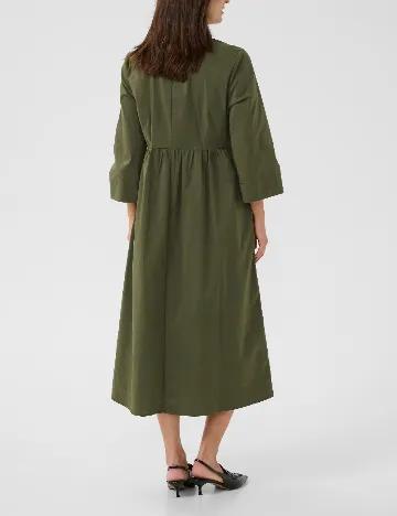Rochie medie Culture, verde Verde