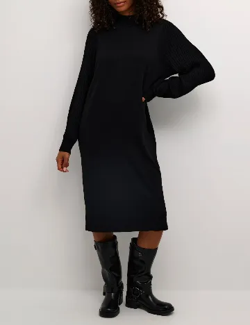 Rochie medie Kaffe, negru Negru
