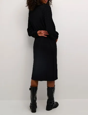 Rochie medie Kaffe, negru Negru