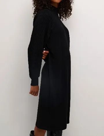 Rochie medie Kaffe, negru Negru