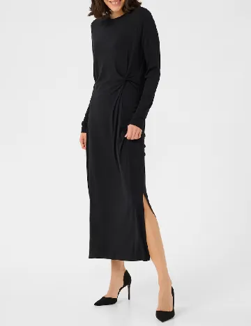 Rochie lunga Kaffe, negru Negru