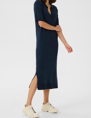 Rochie medie Kaffe, bleumarin