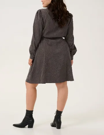 Rochie scurta Kaffe Curve, gri Gri