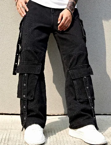 Blugi SHEIN, negru Negru