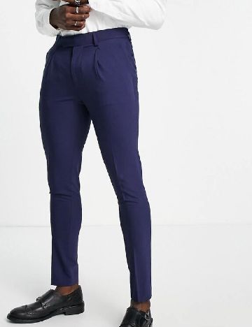 Pantaloni Noak, albastru