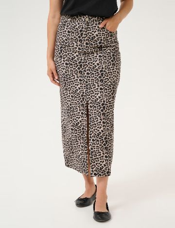 Fusta Kaffe, animal print