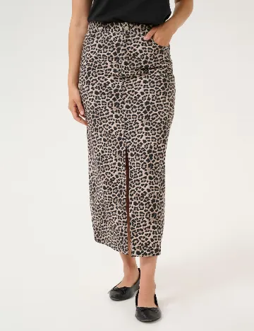 Fusta Kaffe, animal print Animal print
