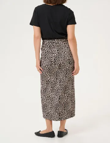 Fusta Kaffe, animal print Animal print