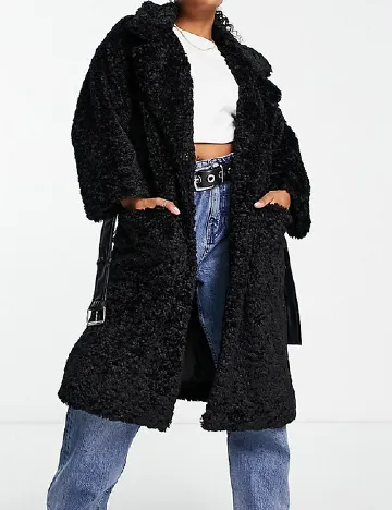 Palton Qed London, negru Negru