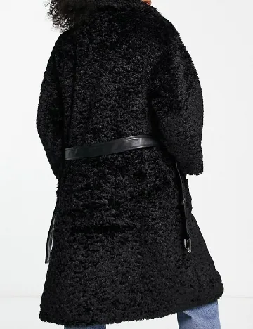 Palton Qed London, negru Negru