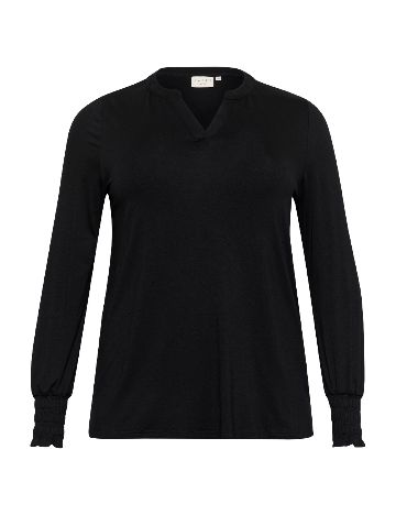 Bluza Kaffe Curve, negru